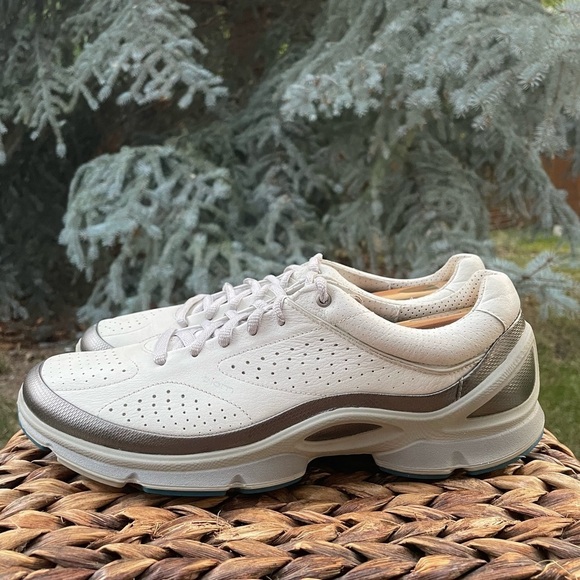 Ecco Biom Perfomance Yak Leather Natural Motion Golf Running Shoes Mens Size 8.5 - Picture 3 of 11